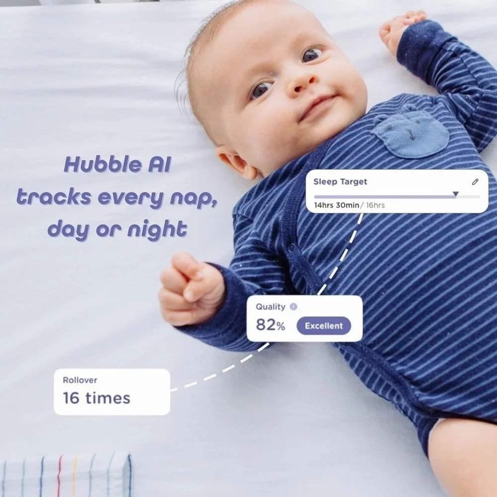 HUBBLE CONNECTED GoBaby AI, Baby Monitor Camera 2K UHD